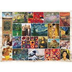 Eurographics Puzzle 1000 Collage, Famous Pa. [Levering: 6-14 dage]